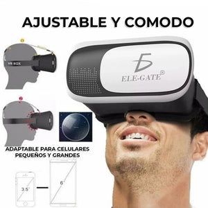 LENTES VR BOX DE REALIDAD VIRTUAL 3D